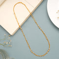 Minimal Sleek Balls with Layer Dual Tone Gold Chain