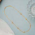 Ethnic Muliti Ball Beads Gold Chain