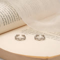 Regal Curved Design Silver Toe Ring