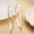 Minimal Design Enamel Standard Silver Baby Shower Kappu