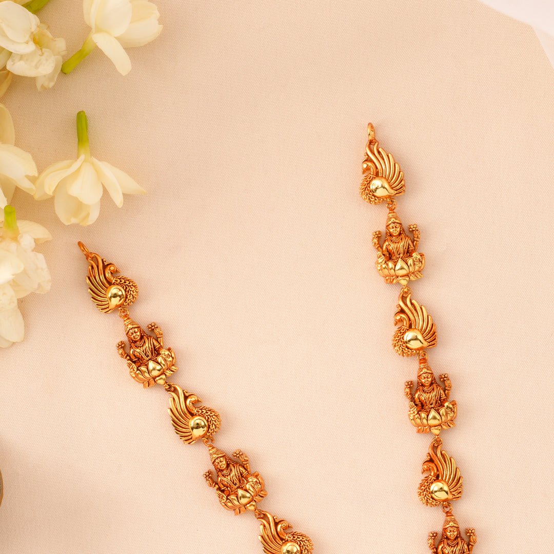 Temple Style Nagas Lakshmi Necklace