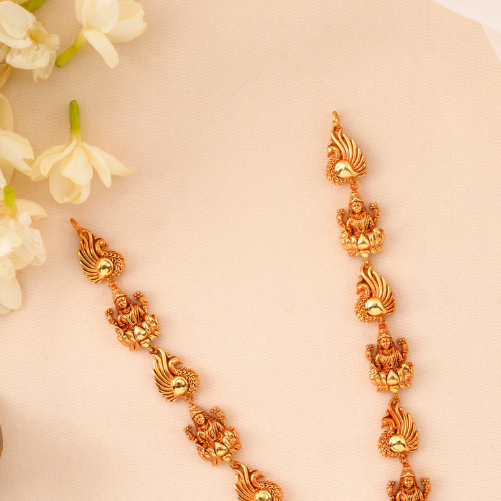 Temple Style Nagas Lakshmi Necklace