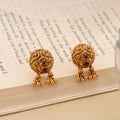 Traditional Ruby Kemp Antique Golden Studs