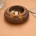 Simple Goddess Lakshmi Devi Golden Stud