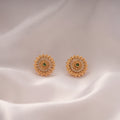 Elite Sunflower Emerald Golden Stud