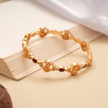 Traditional Oval Lakshmi with Ruby Golden Bangle