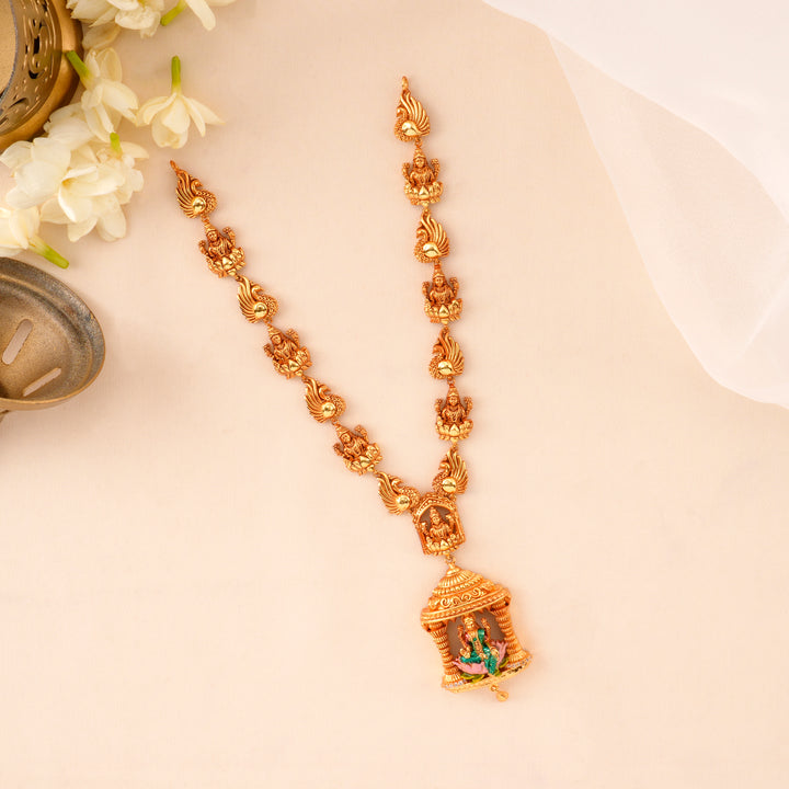 Temple Style Nagas Lakshmi Necklace