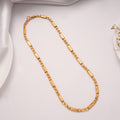 Bold Braided Design Golden Chain