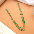 Classic Kemp Emerald Layered Long Necklace