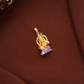 Spiritual Gold Lord Krishna Deity Pendant