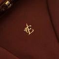 Cute Heart with E Letter Gold Pendant