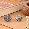Antique Silver Blooming Flower Toe Ring