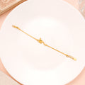 Minimal Toy Design Gold Bracelet for Women