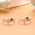 Silver Celestial Shine Toe Ring