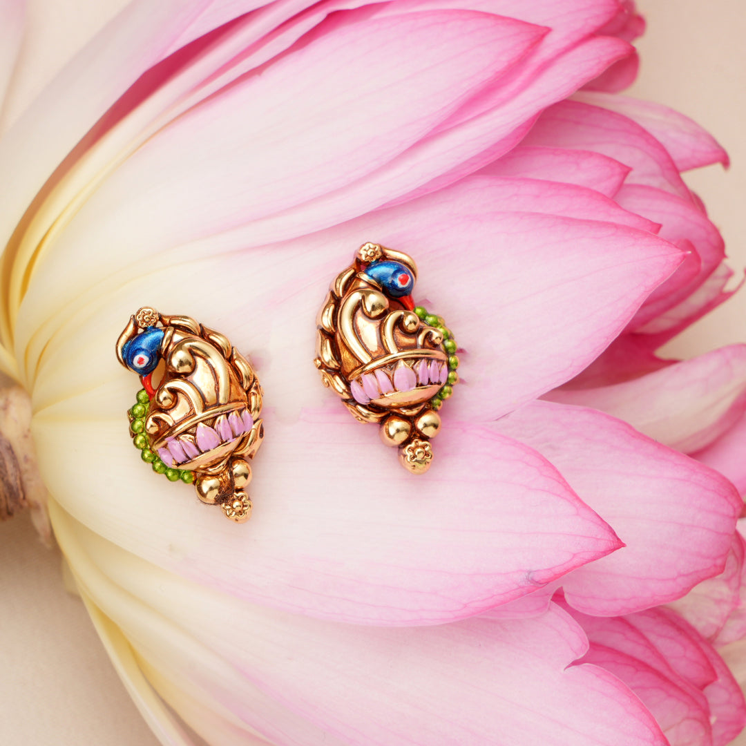 Elegant Peacock Nagas Earrings