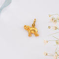 Cultural Elephant Symbol Gold Pendant
