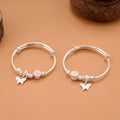 Butterfly Blossom Baby Silver Bangle