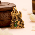 Antique Lakshmi with Gopuram Gold Pendant