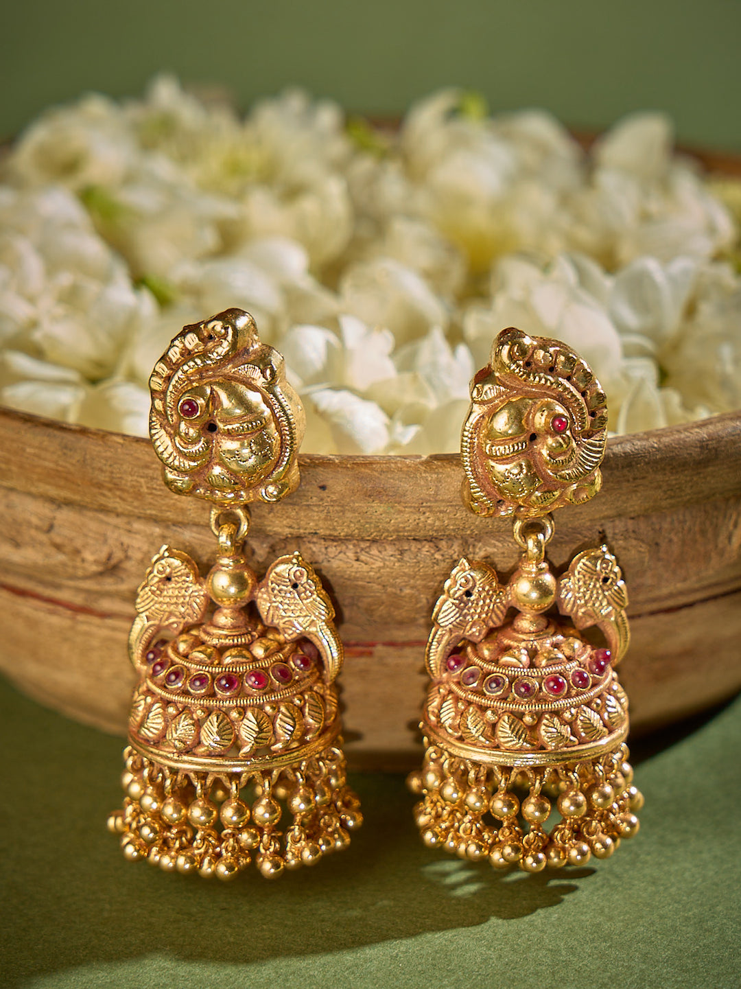 Peacock Nagas Jhumka