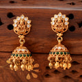 Bridal Lakshmi Jhumkas with Golden Drops