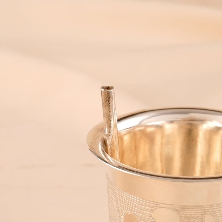 Cartoon-Inspired Mickey Mouse Silver Tumbler