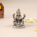 Traditional Antique Silver Lakshmi Idol