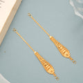 Gleaming Drop Design Gold Ear Mattal