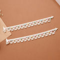 Chain Silver Anklet with Bell Charms