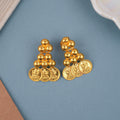 Heritage Beads Lakshmi Coin Drops Gold Earring