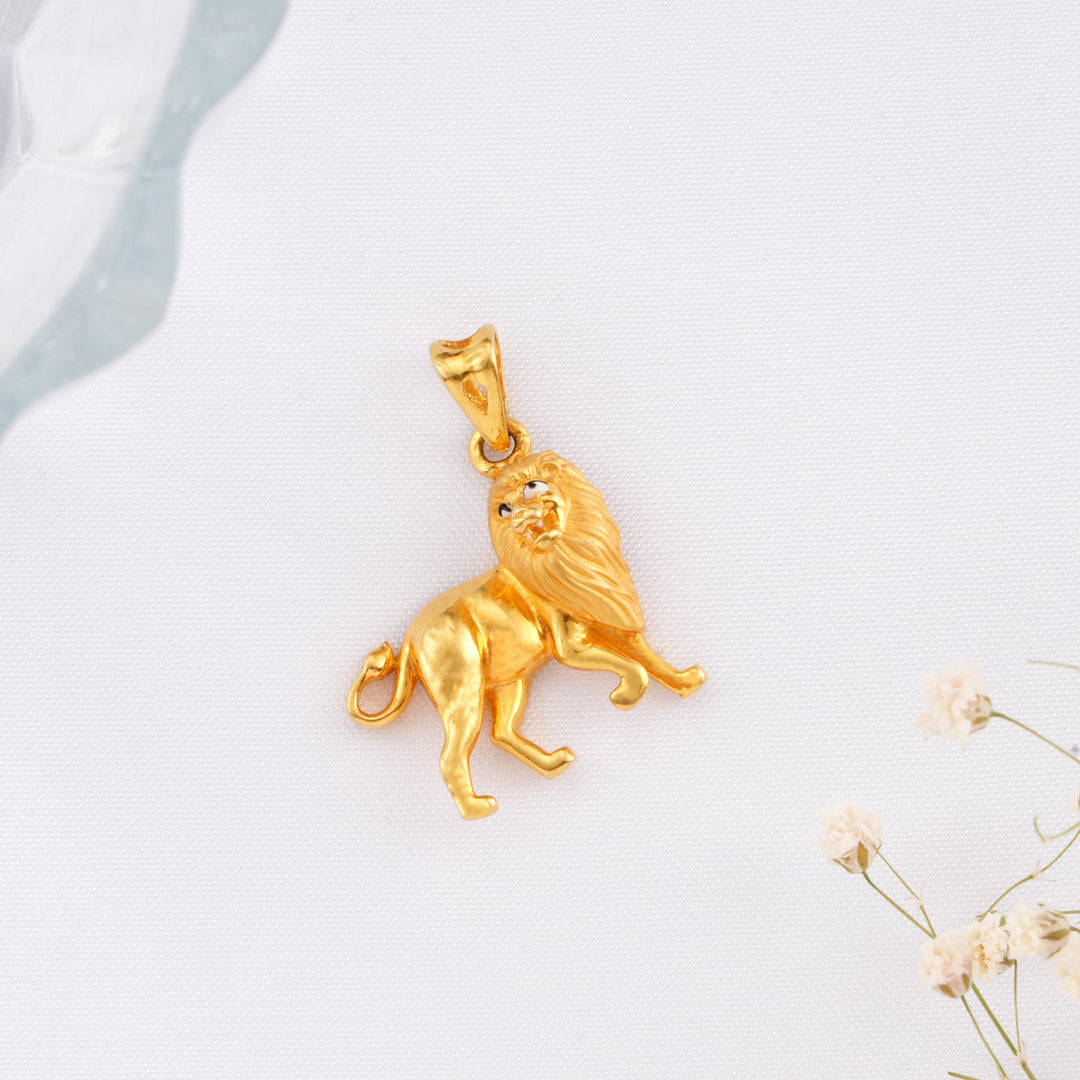 Bold Lion Gold Pendant