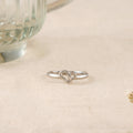 Stackable Silver Heart Baby Ring