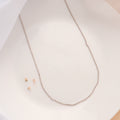 Graceful Silver Ball Design Chain