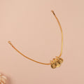 Traditional Gold Attigai with Lakshmi Coin Pendant