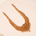 Antique Gaja Lakshmi with Drops Gold Haram