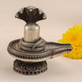 Mahadev Shivling Antique Silver Idol