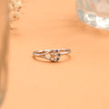 Cute Star with Stones Silver Ring