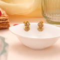 Antique Amman Statue Gold Stud