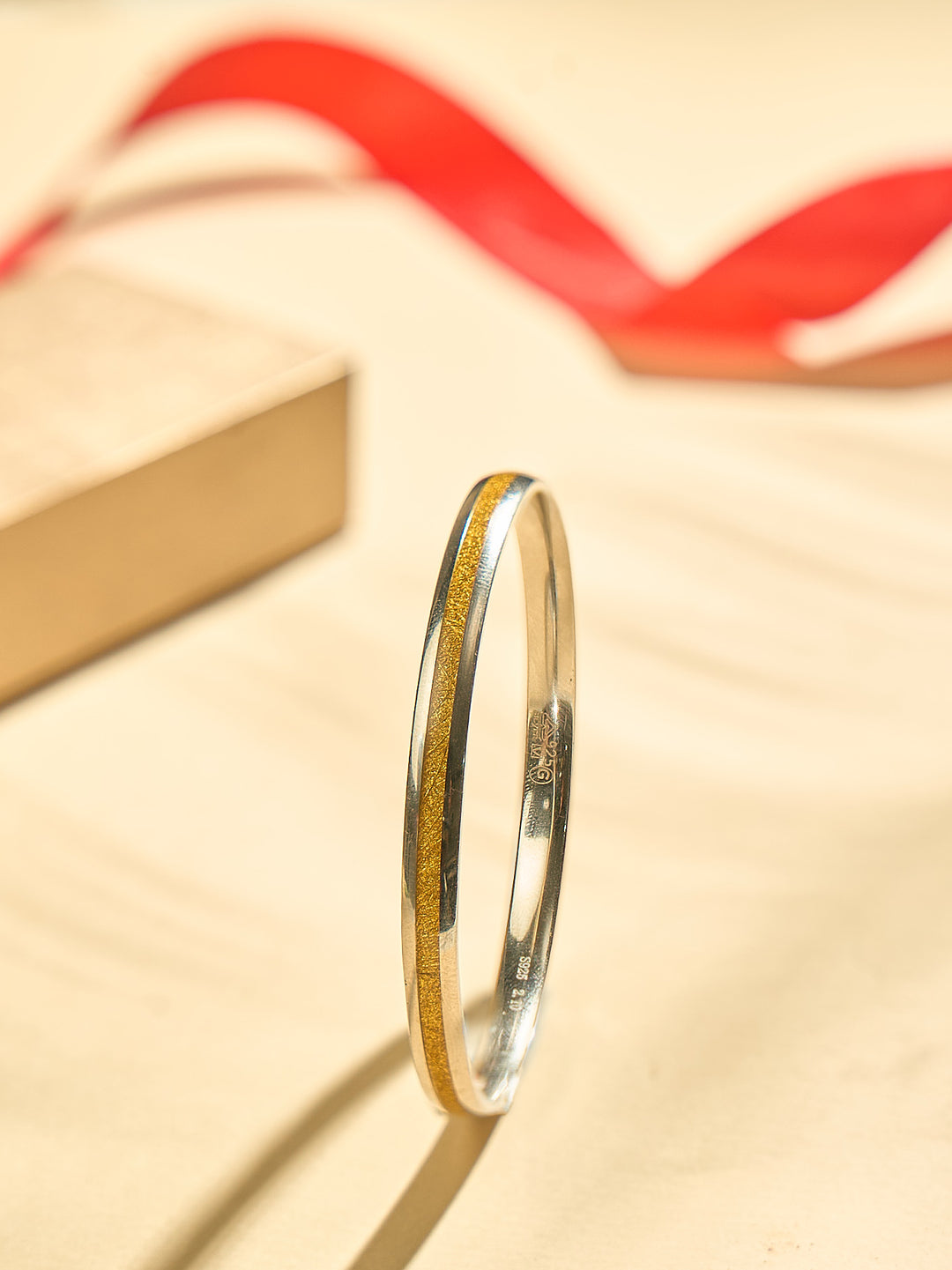 Divine Gold Lined Fancy Kada