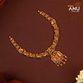 Divine Antique Murugan Gold Drops Necklace