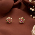 Colour Stone Gold Stud