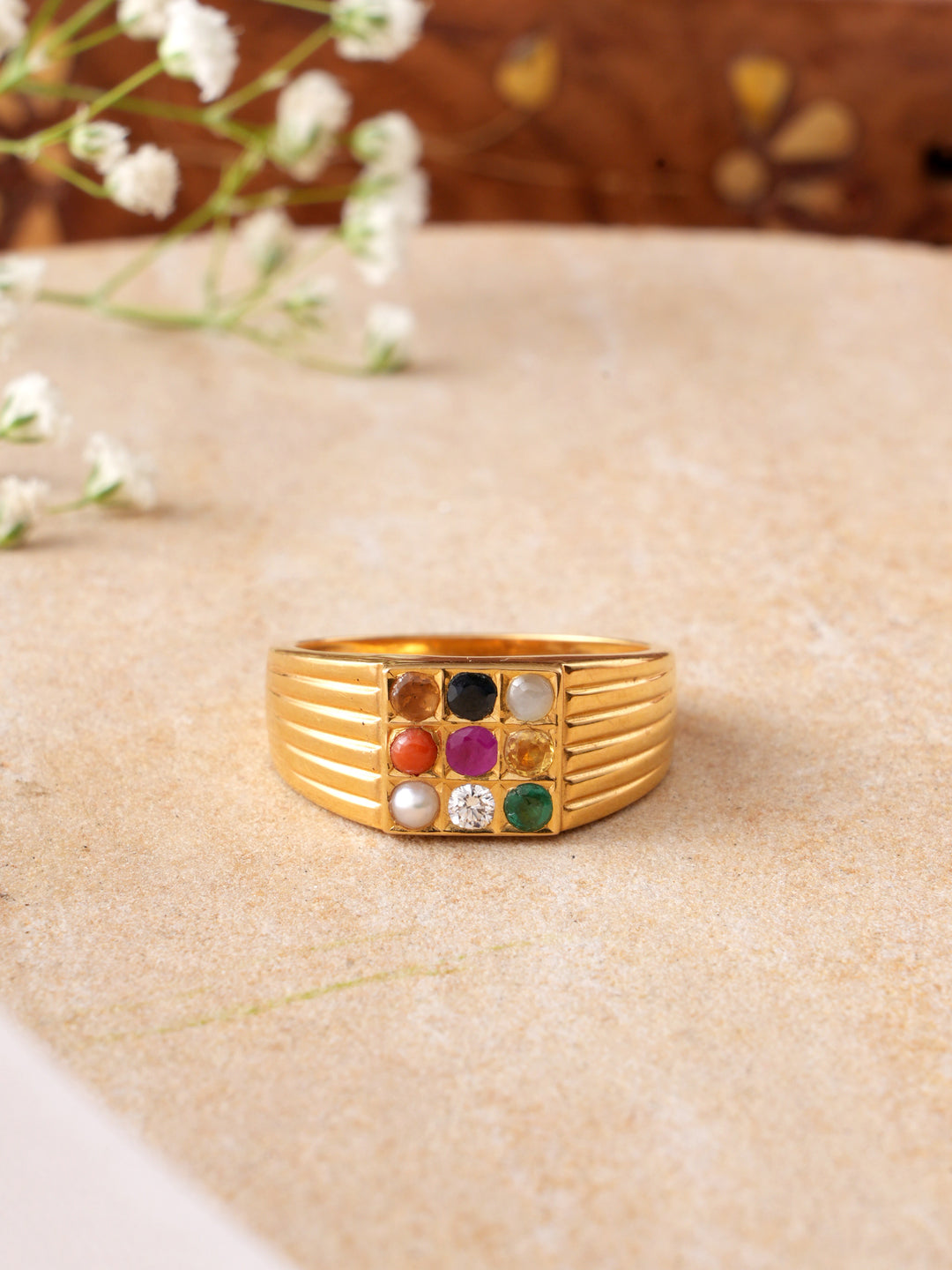 Spiritual Navarathna Diamond Ring