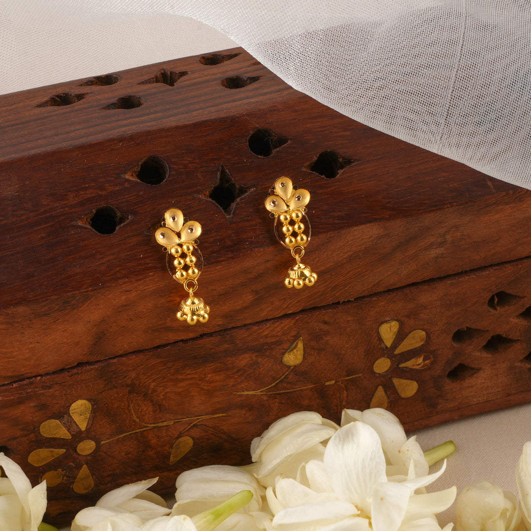 Dazzling Gold Drop Earrings