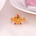 Lord Venkateswara Gold Plated Ring