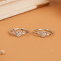 Joyful Animal Silver Stone Toe Ring