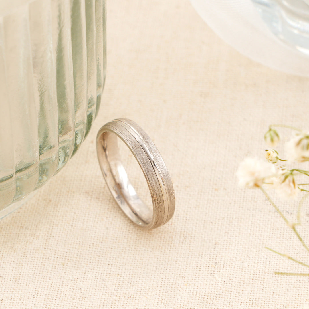 Modern Circle Silver Ring