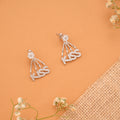 Kiss Silver Ear Jacket Earrings