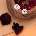 Evil Eye Silver Rose Gold Stud Earring