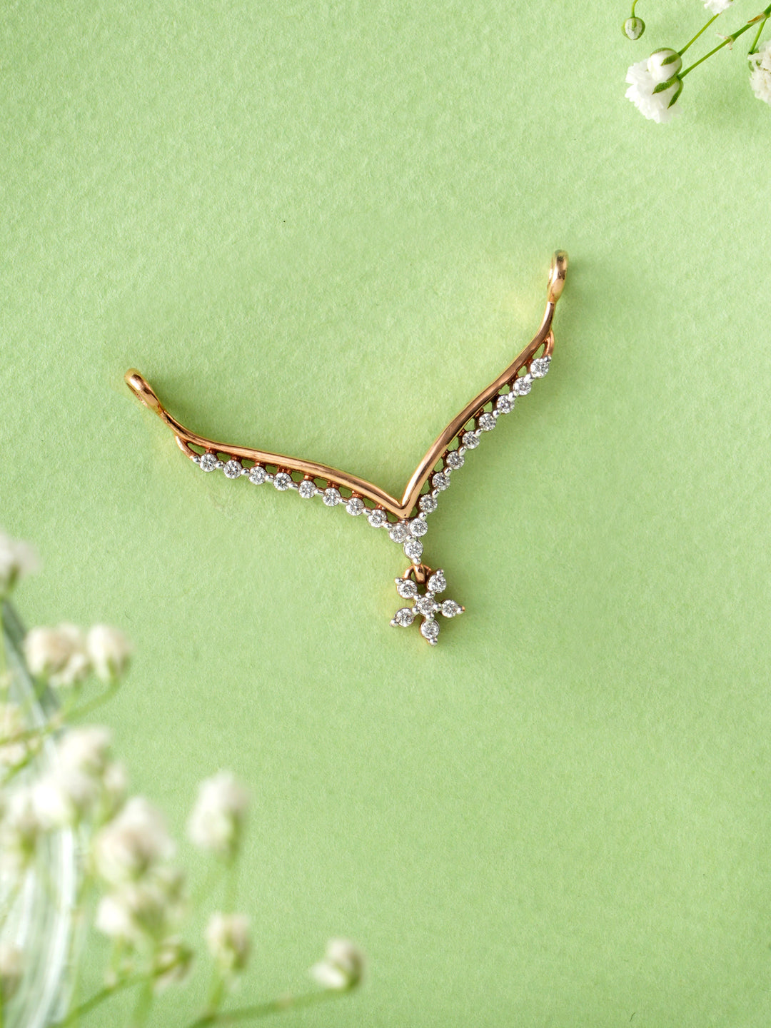 Mangal sutra Diamond Pendant