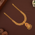 Intricate Lakshmi Pendant Gold Haram