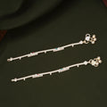 Tiny Charm Dangling Bells Silver Anklets